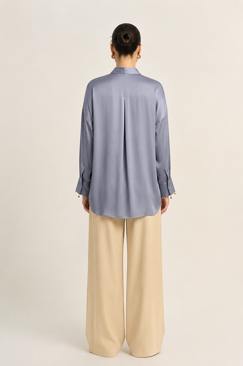 Steel Grey Loop Blouse