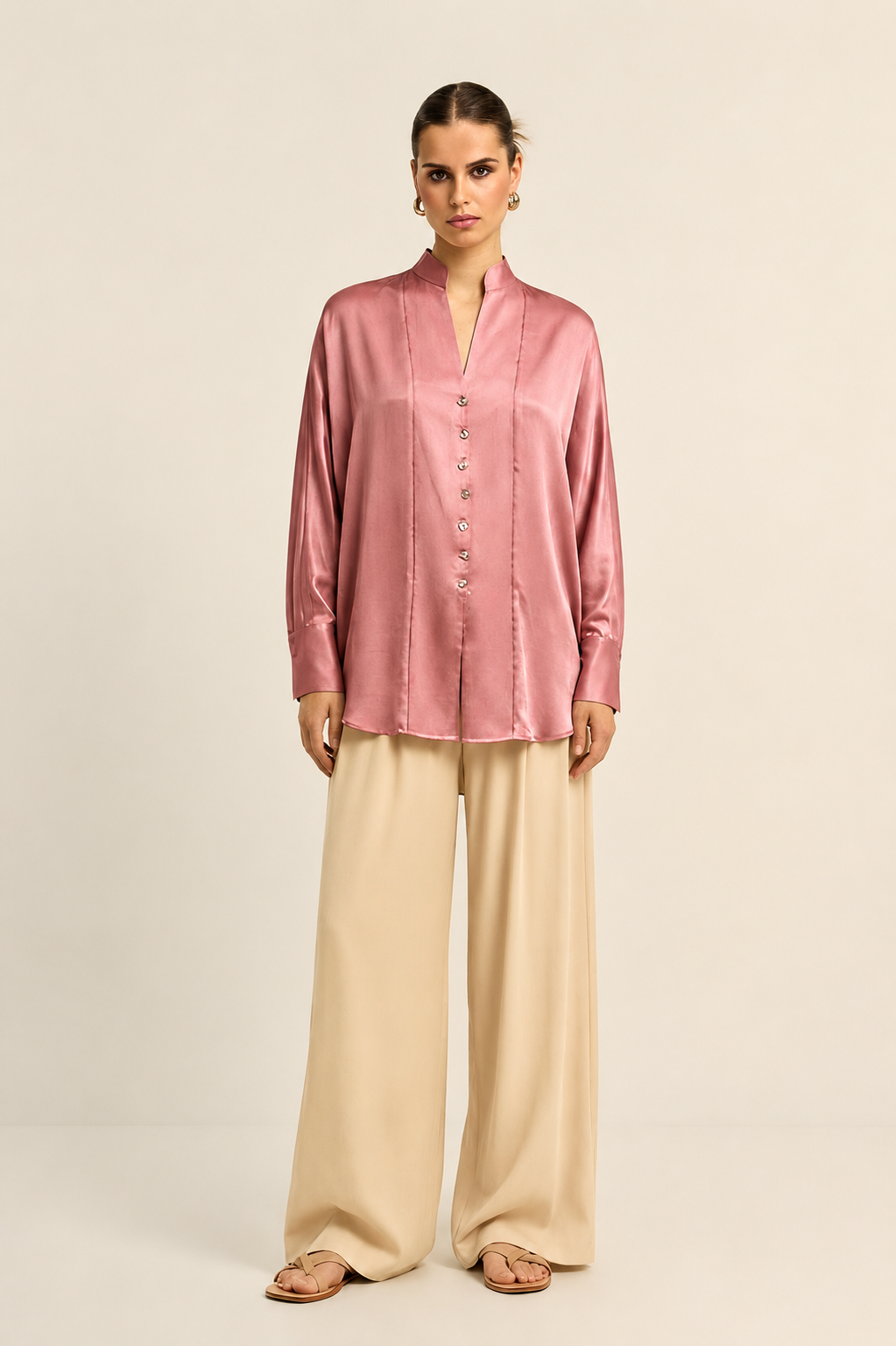 Brick Red Kaftan Blouse
