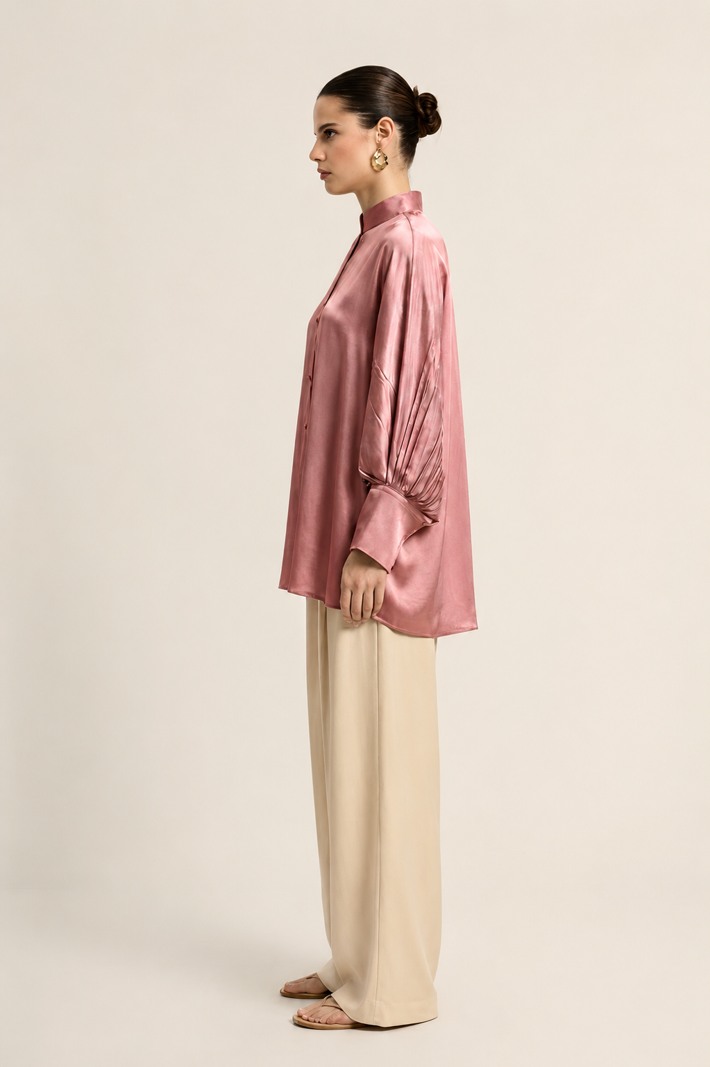 Brick Red Kaftan Blouse