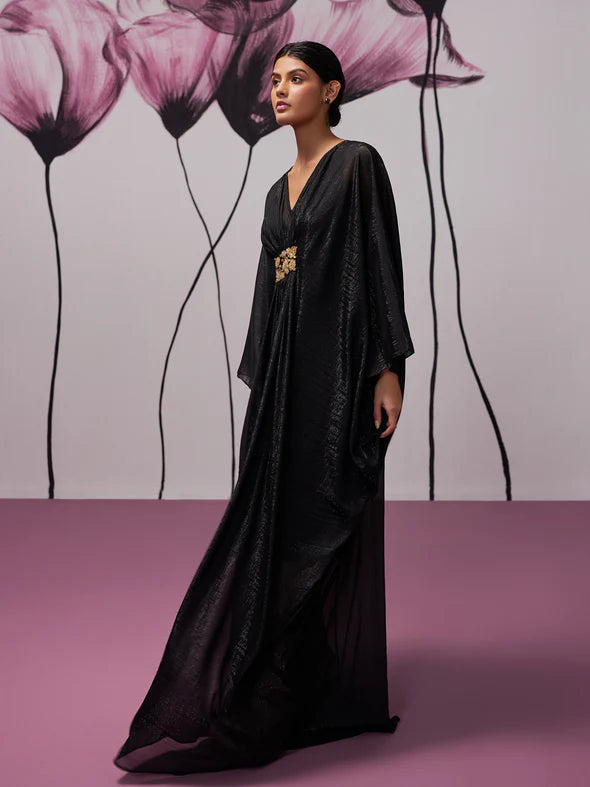 Midnight Black Kaftan