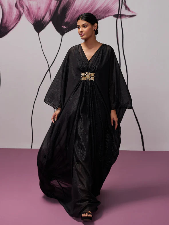 Midnight Black Kaftan