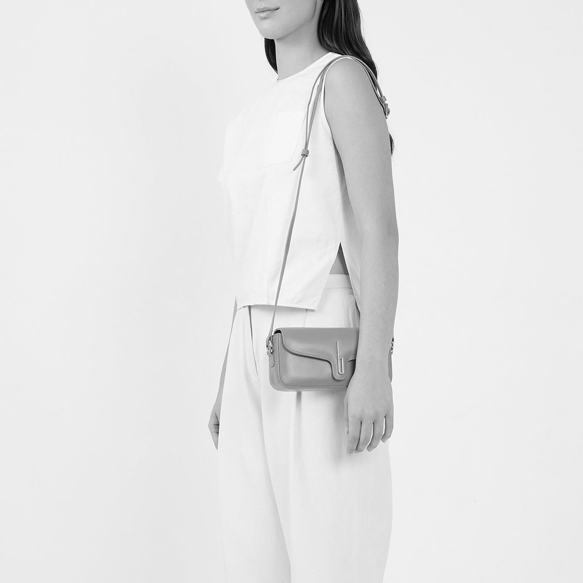 CLAUDIA MINI CROSSBODY NAPPA WOOD