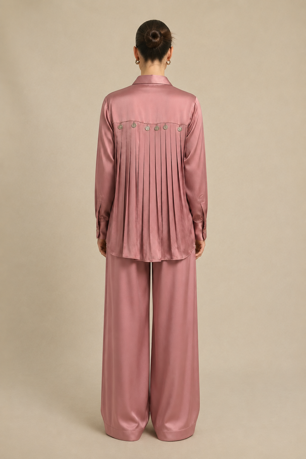 Brick Red Gather Co-ord set