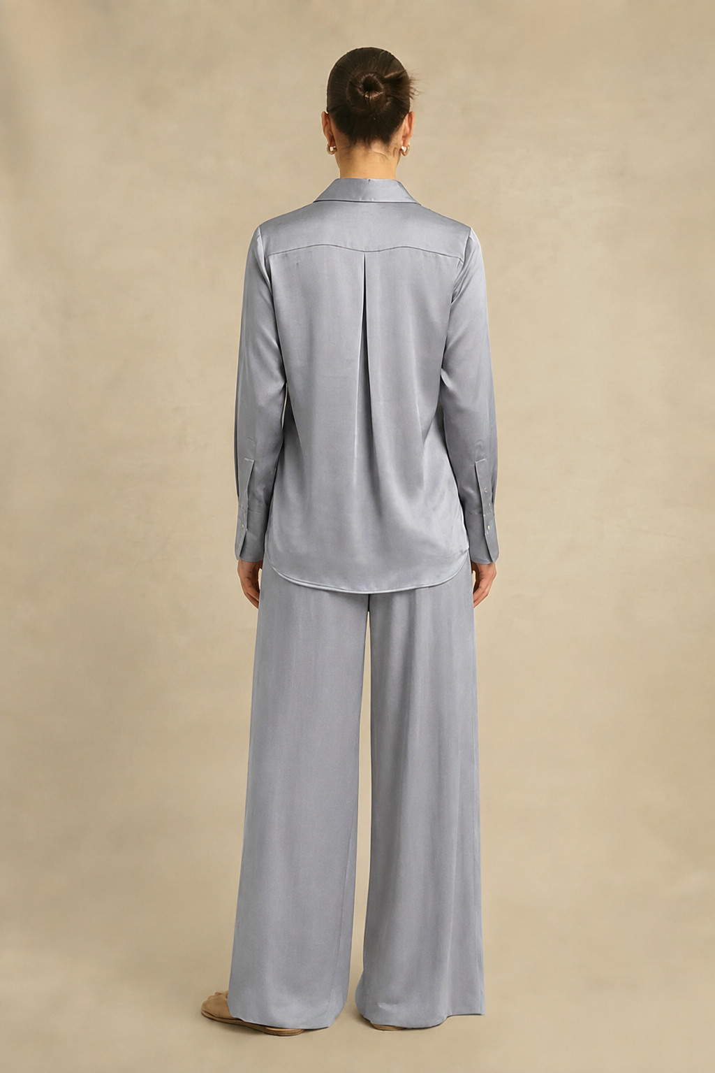 Steel Grey Gather Co-ord set