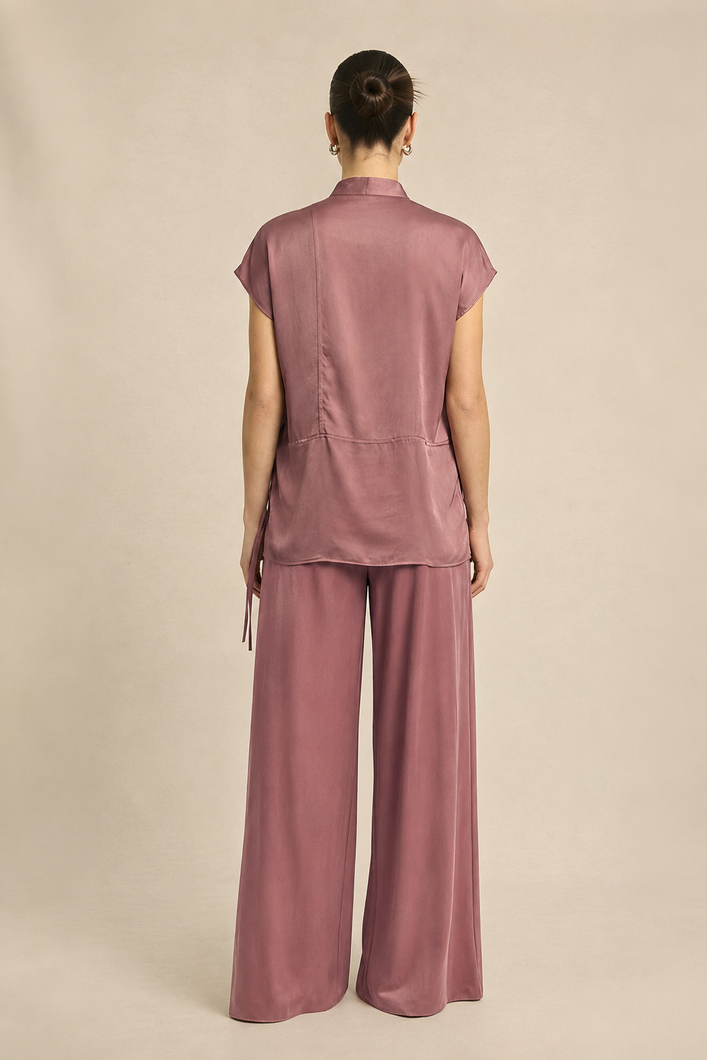 Brick Red Crew Neck Co-ord set