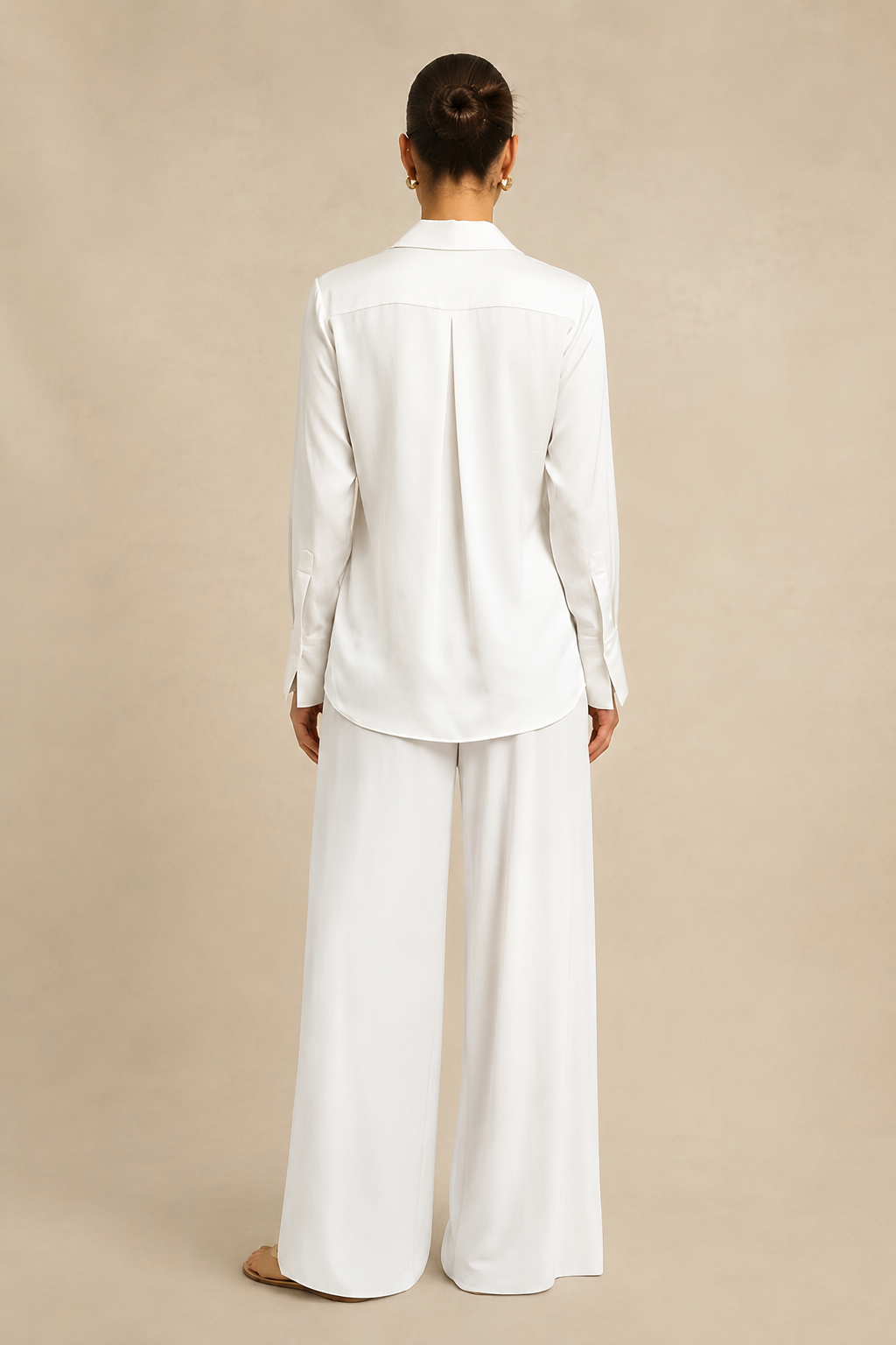 Ivory White Wrap Co-ord set