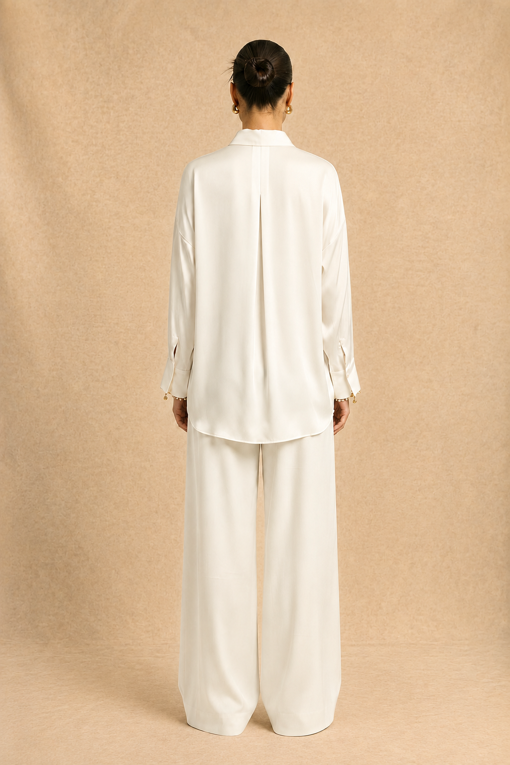 Ivory White Loop Co-ord set