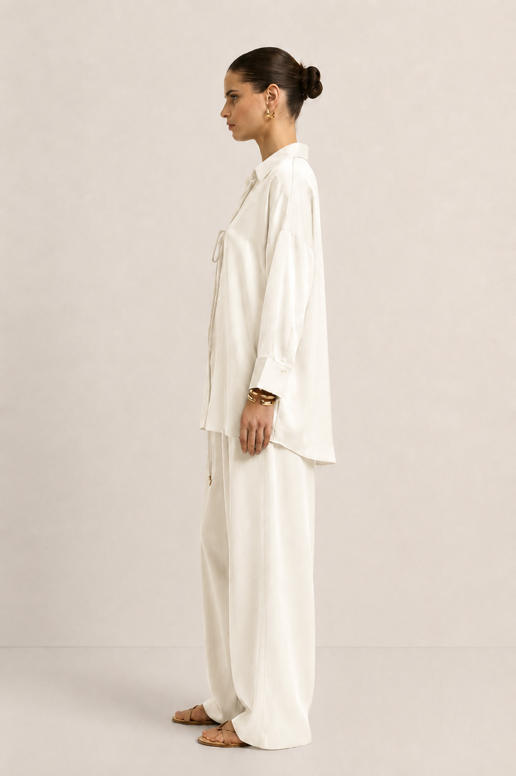 Ivory White Loop Co-ord set