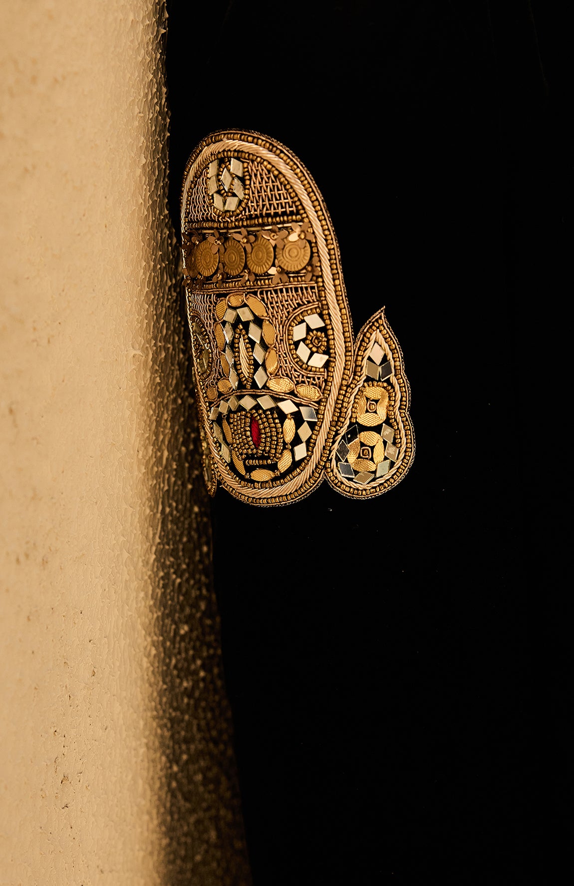 VELVET BLAZER SILK JACQUARD WAIST COAT CRUSHED LEHANGA