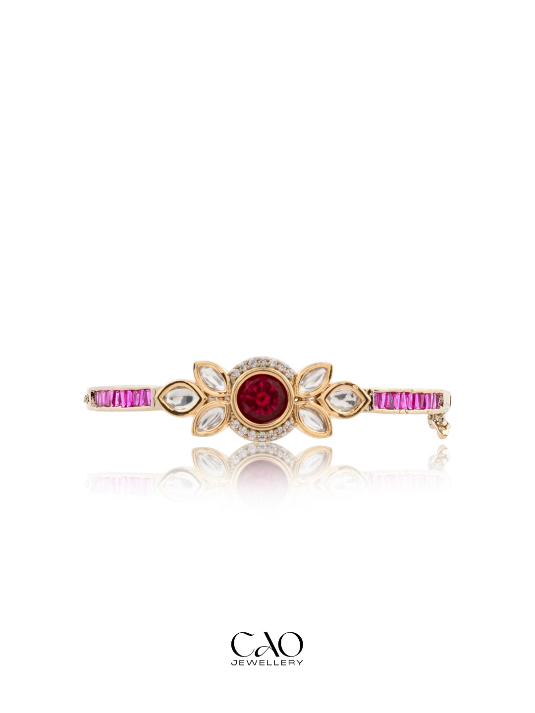Ruby Petal Bracelet