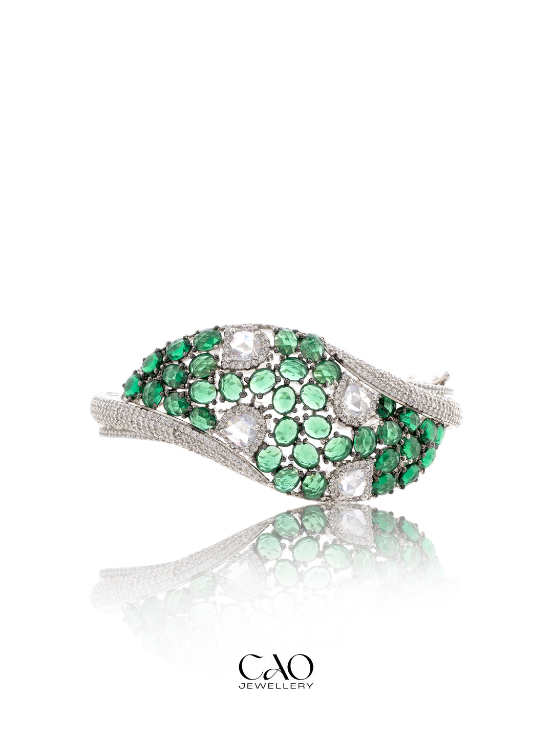 Emerald Wave Bracelet