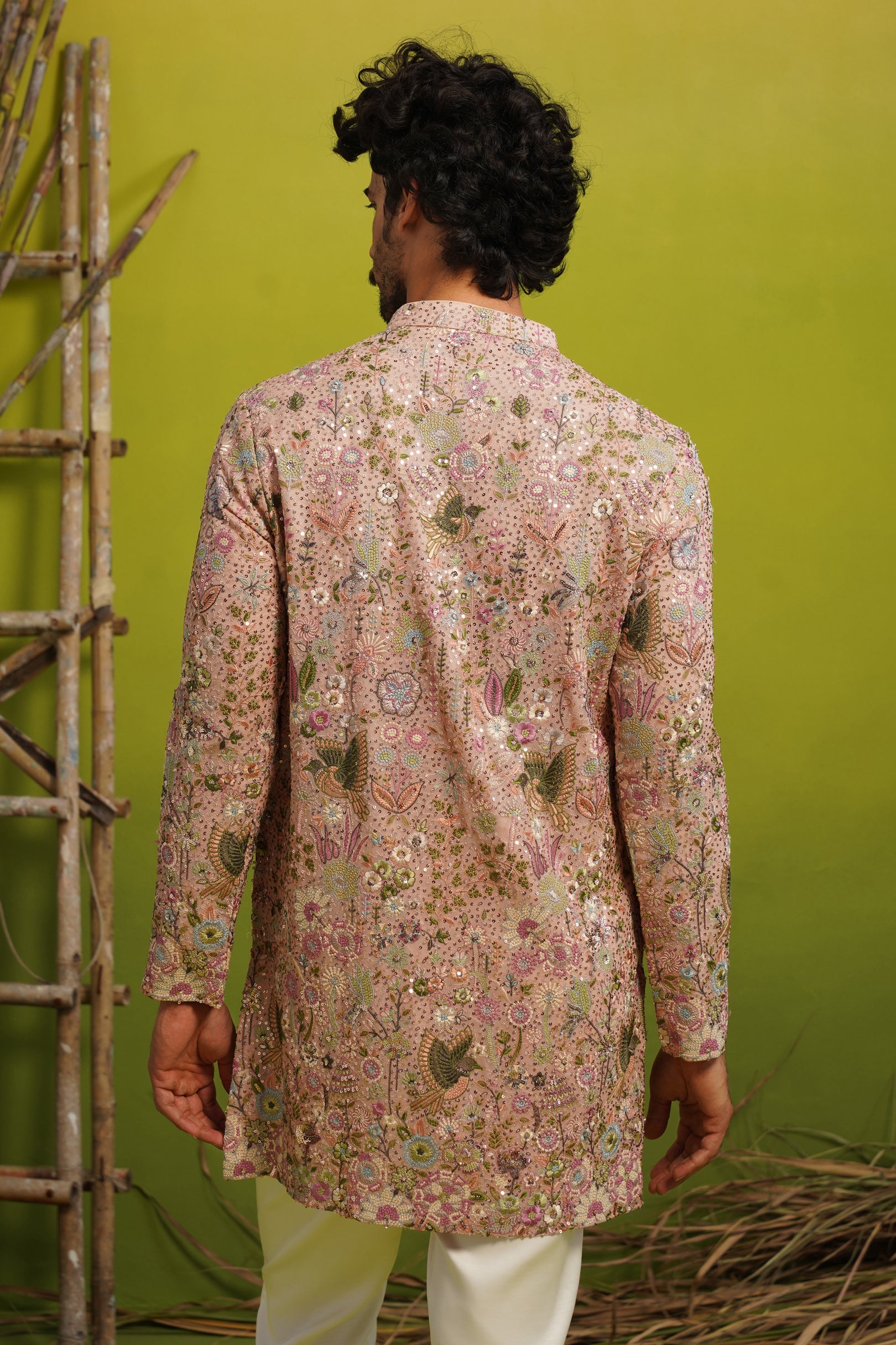 PHOOL PINK SHORT KURTA SET