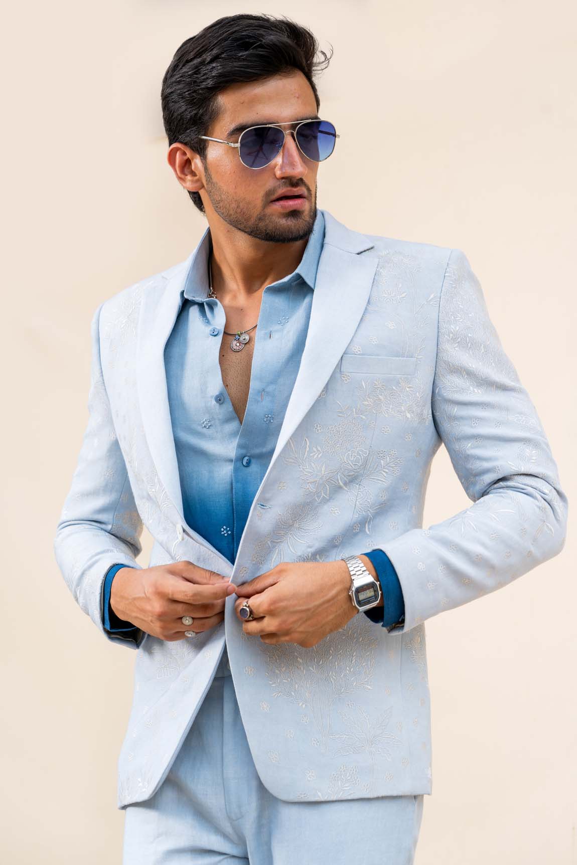 Summer garden suit