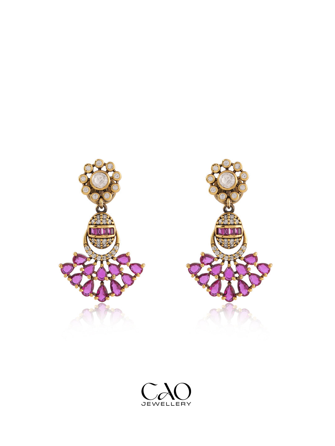 Ruby Polki Grace Necklace