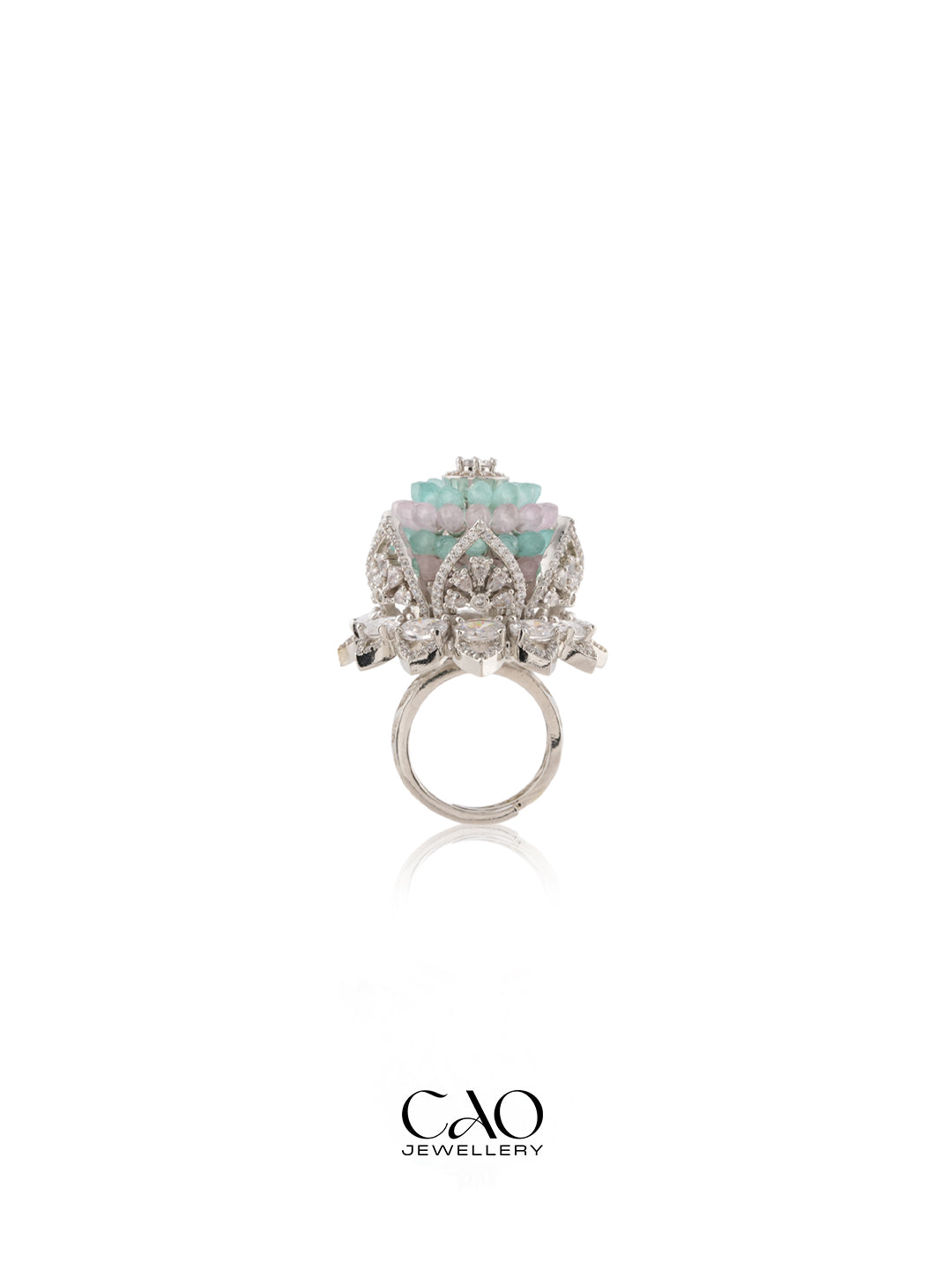 Aqua Bloom Ring
