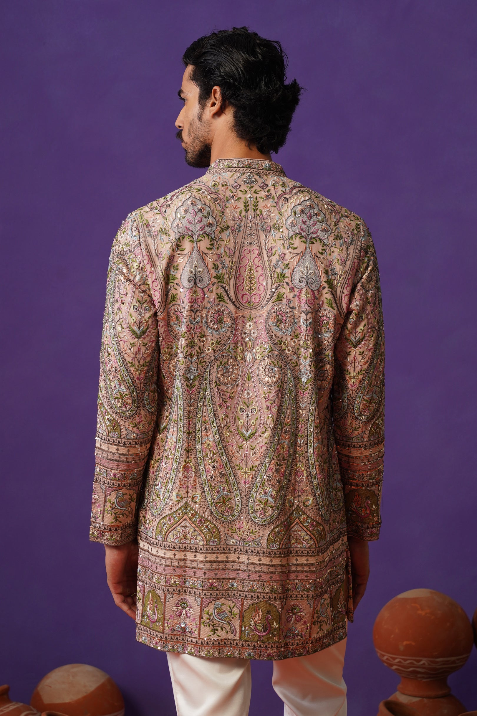 GULMARG PINK SHORT KURTA SET