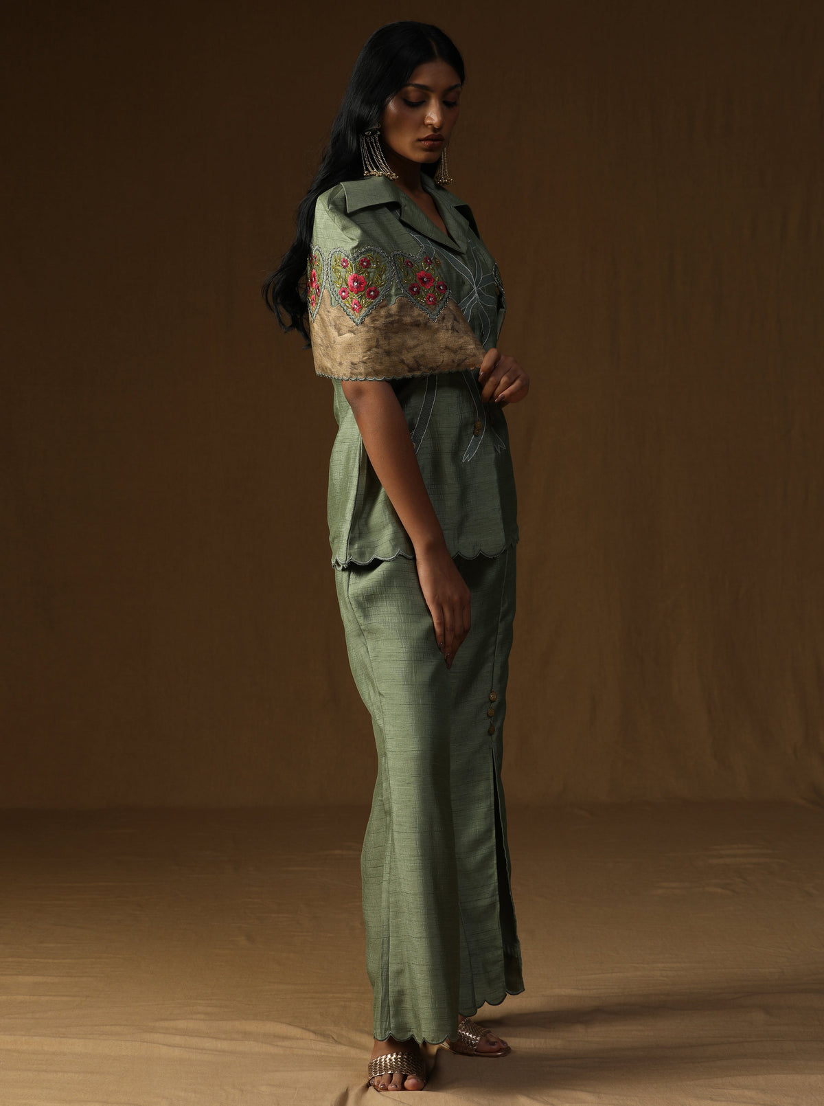 Chitra Pista Noor – The Artisan Rooh Co-ord Set