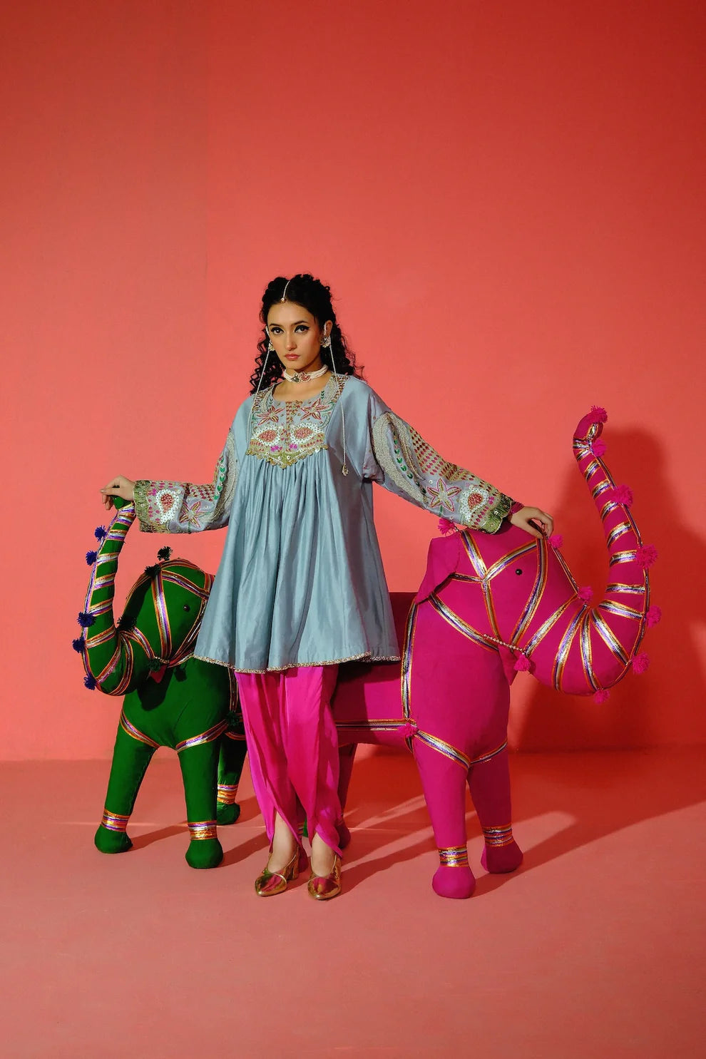 Mogra kurta set