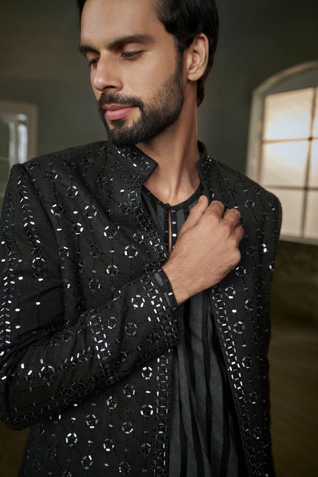 Jacket Kurta Salwar Set