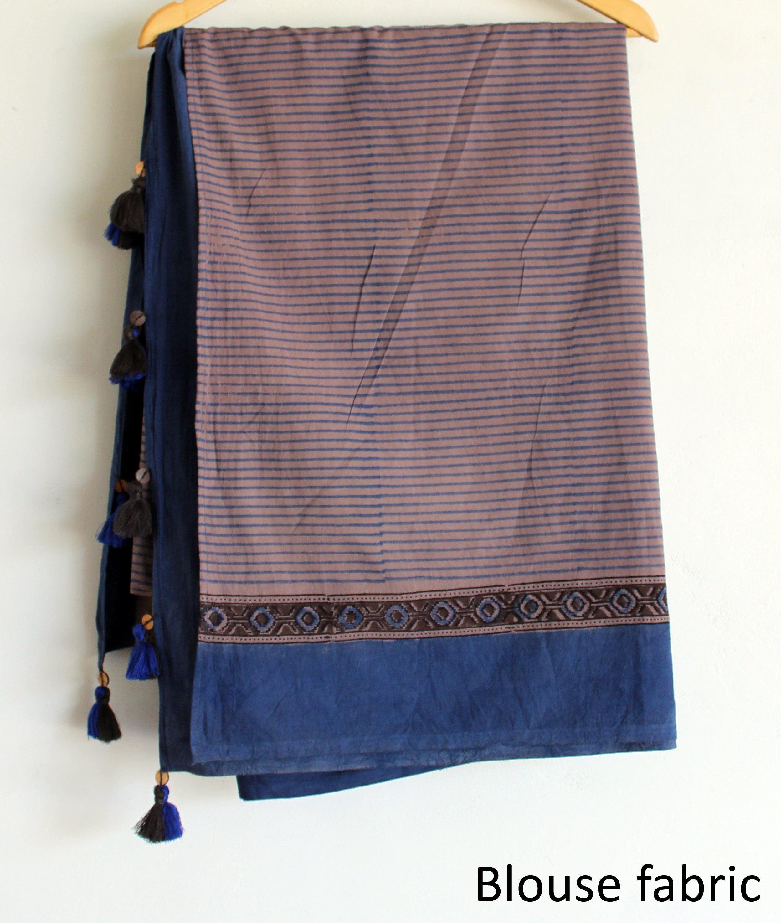 SAREE - Cage with dark gray - CHHAPA