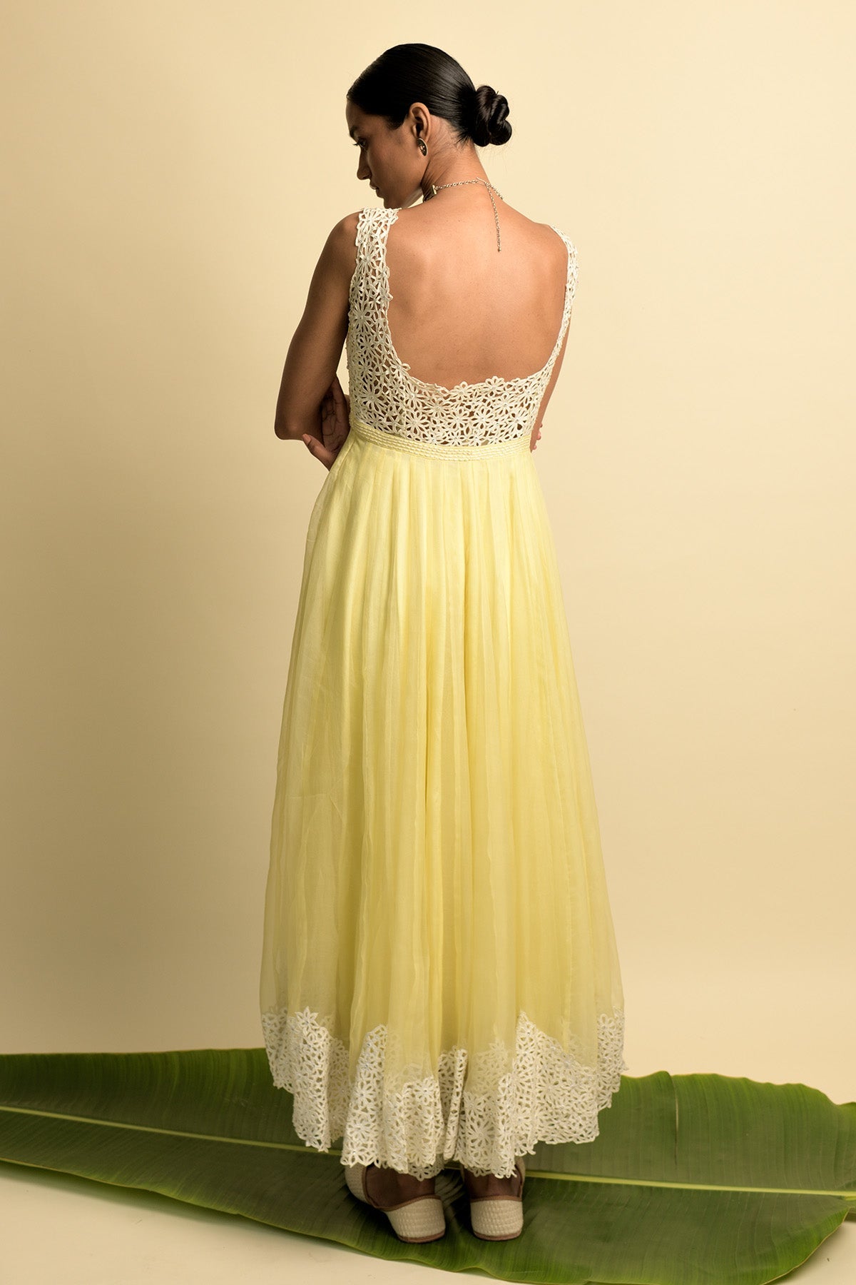 Yellow Anarkali