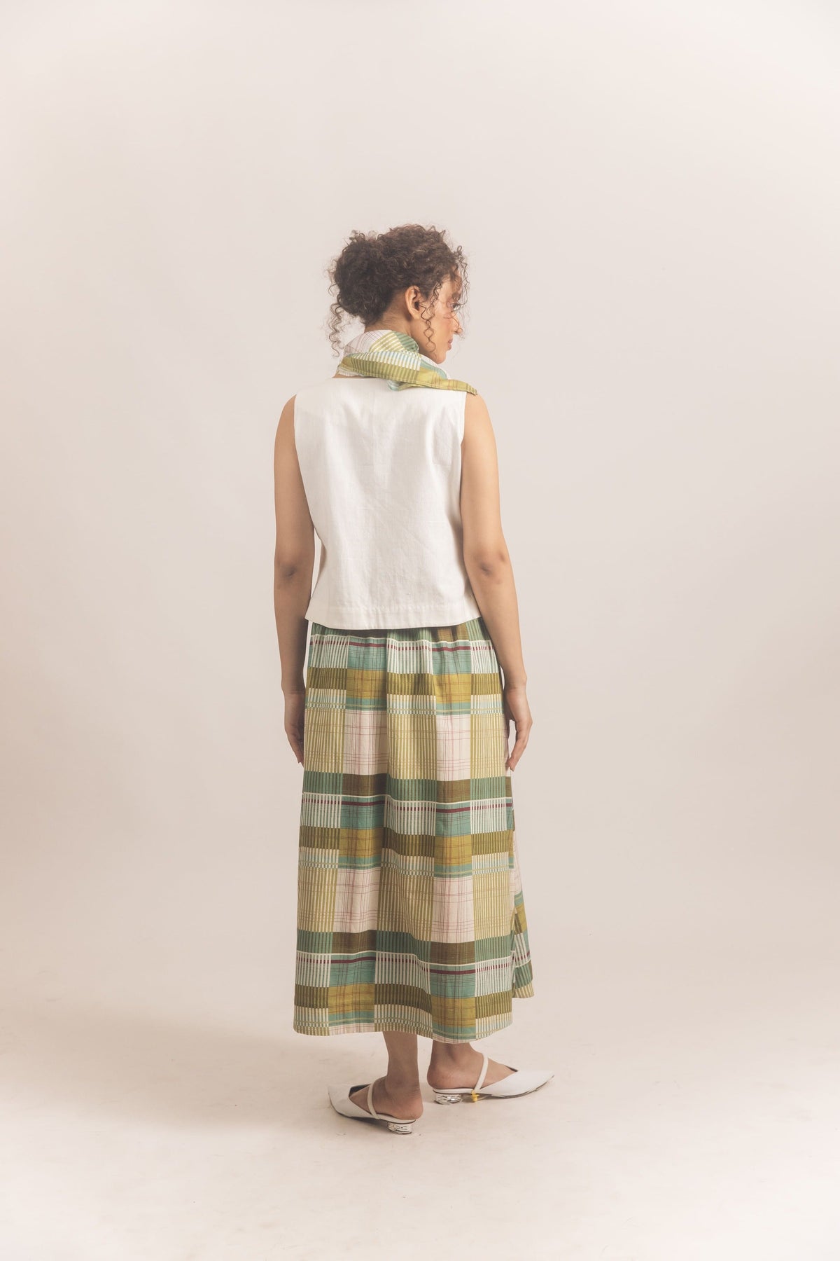 Edith Jacket set White