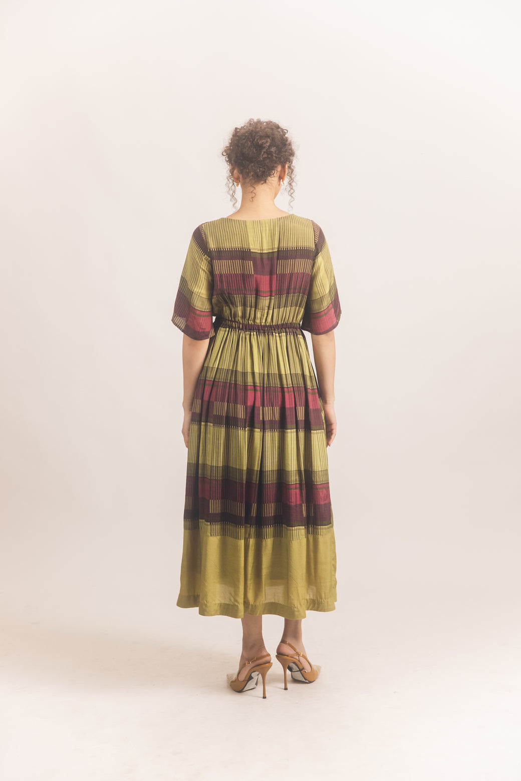 Tier dress Wine