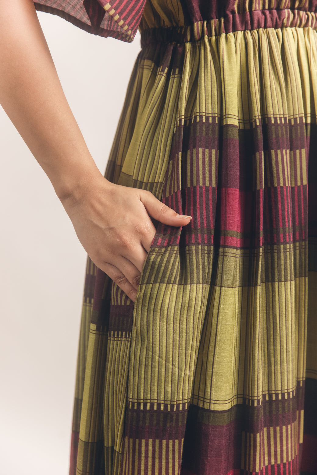 Tier dress Wine