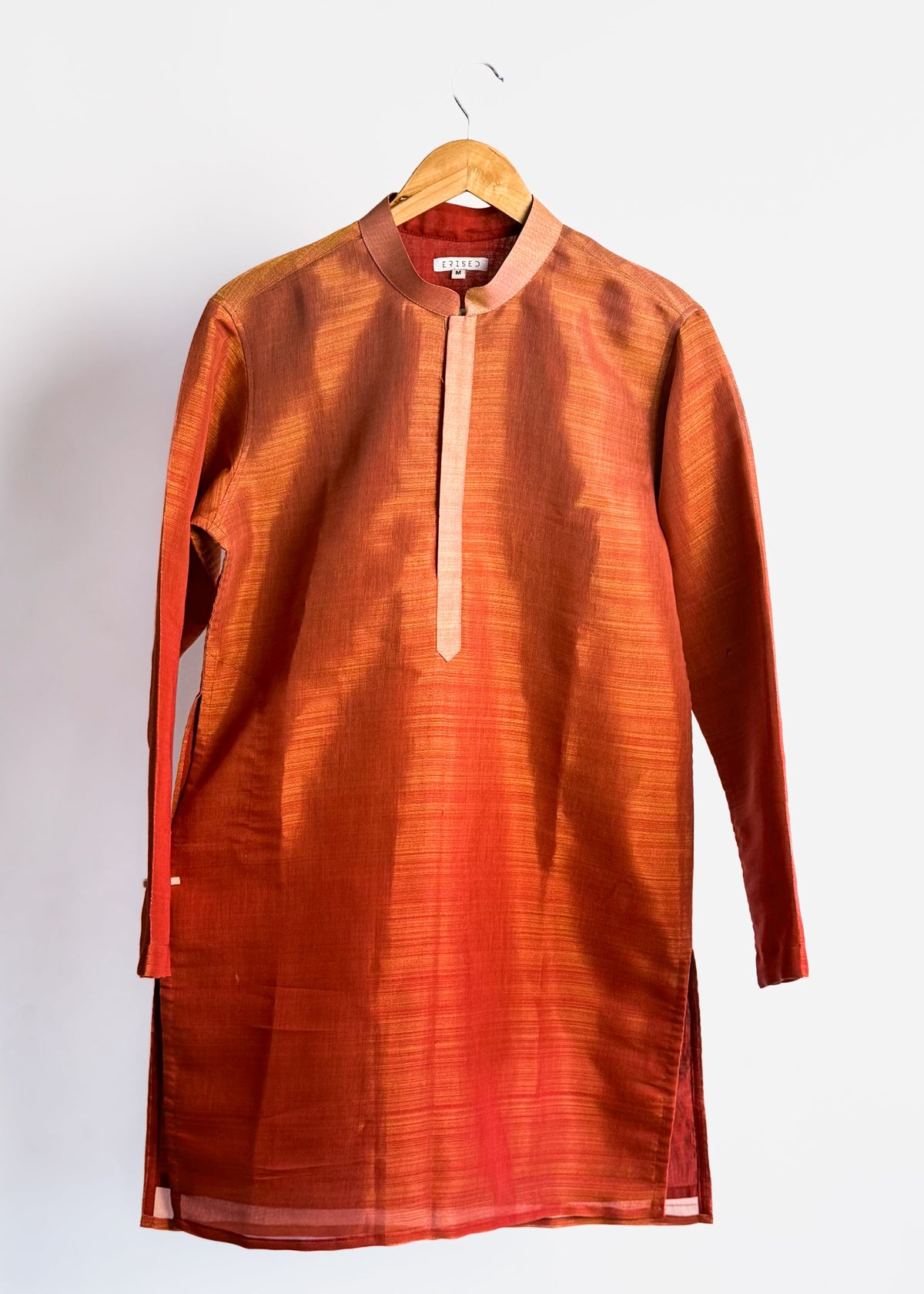 Goldline Plain Kurta – Terra Rust