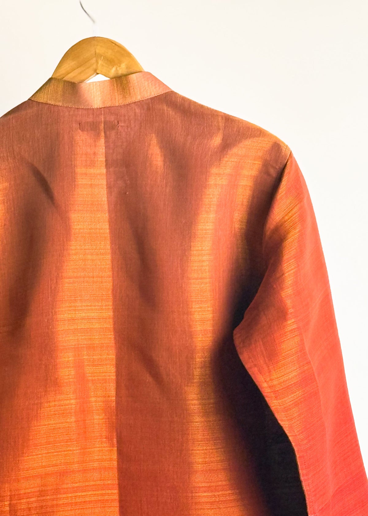 Goldline Plain Kurta – Terra Rust