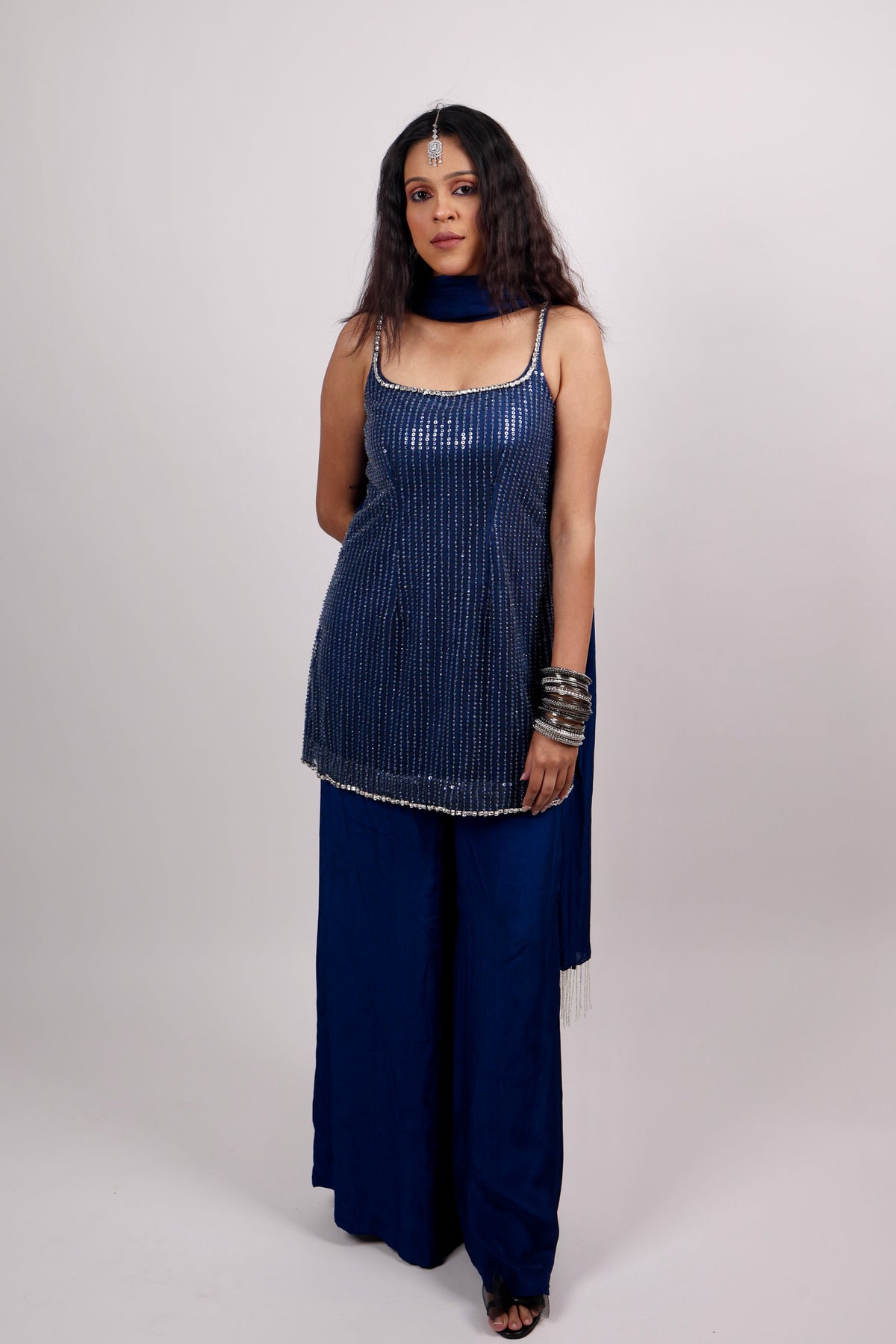 Blue kurti set