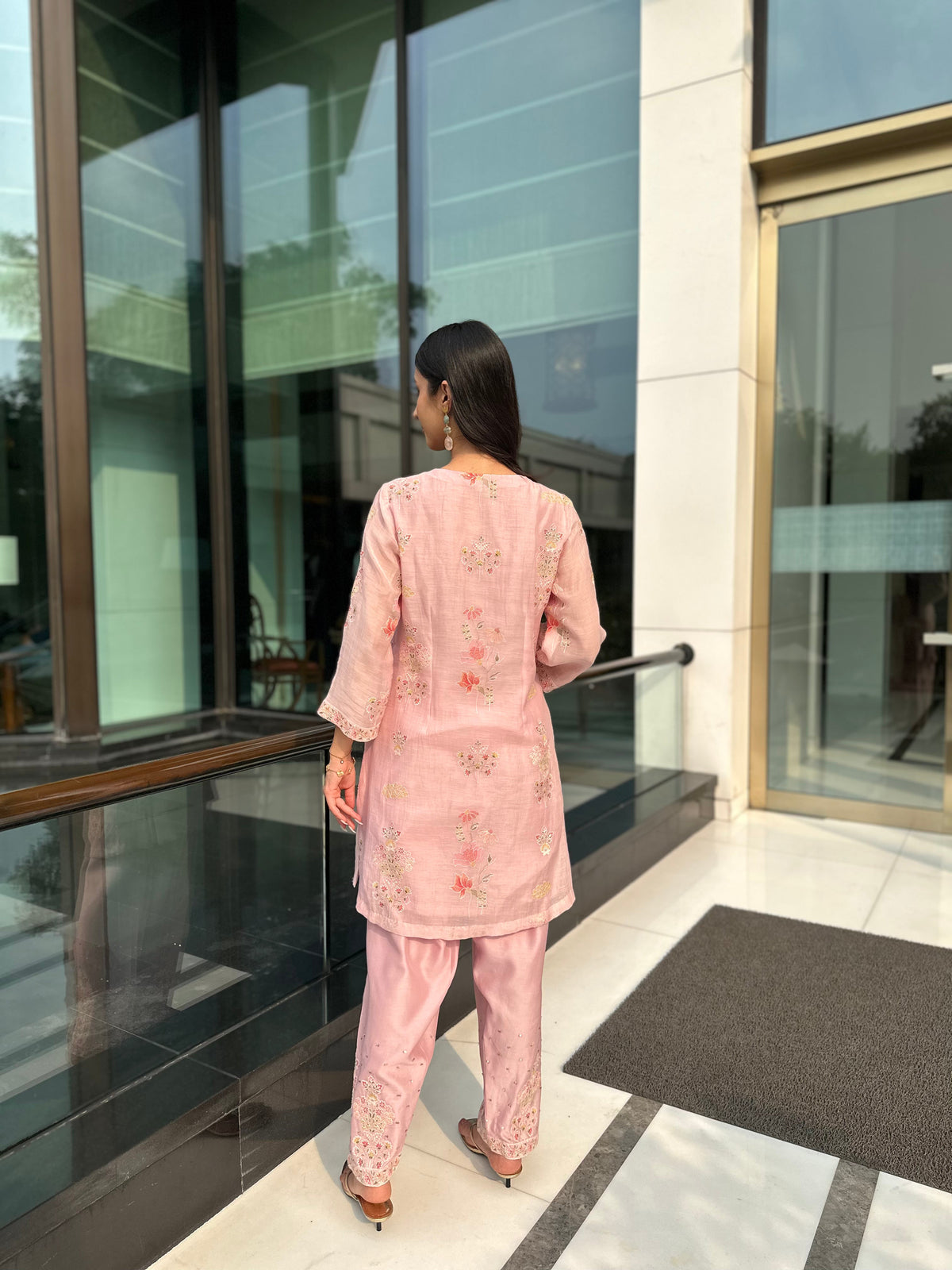 Pearl Pink Suit Set