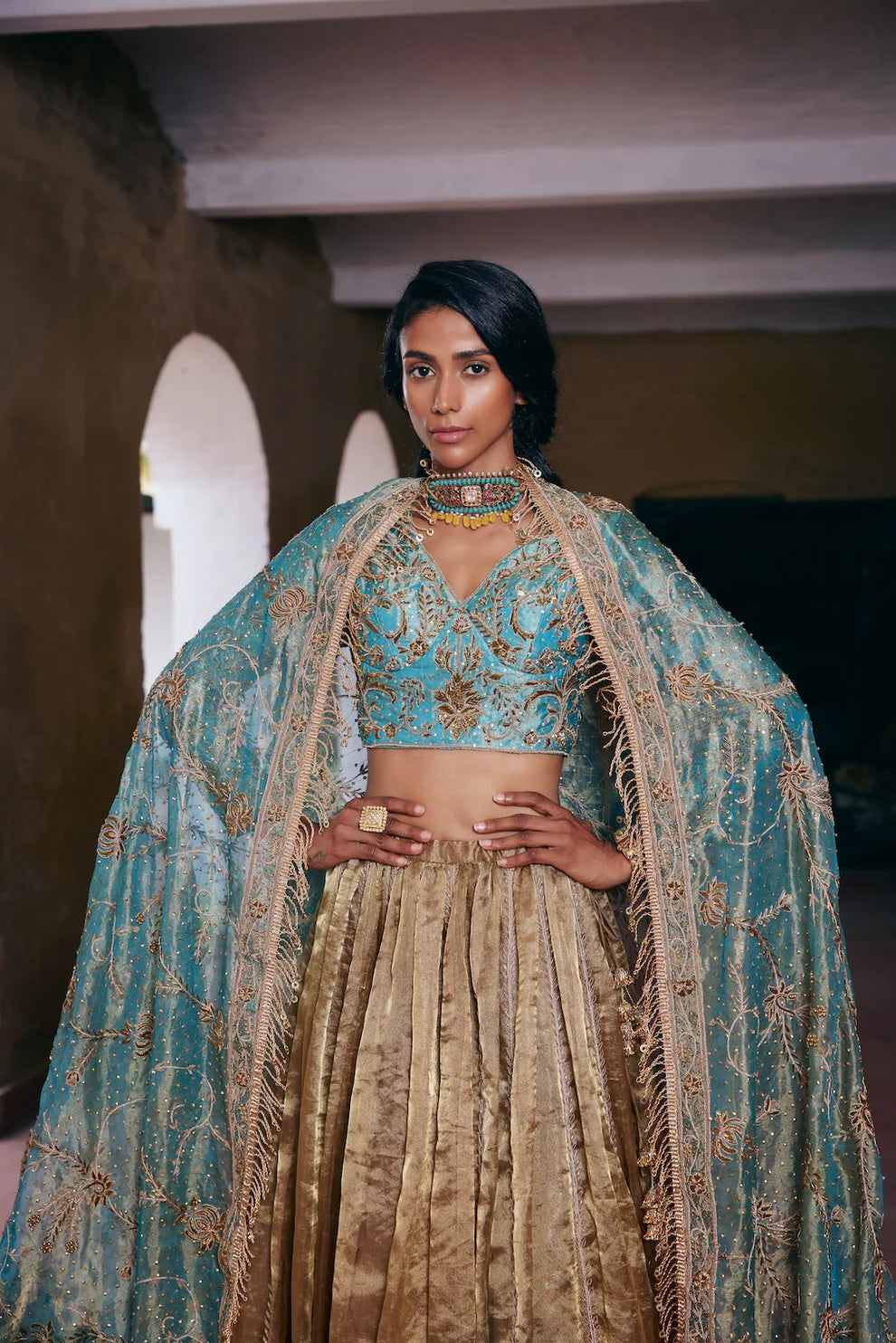 Izel lehenga set
