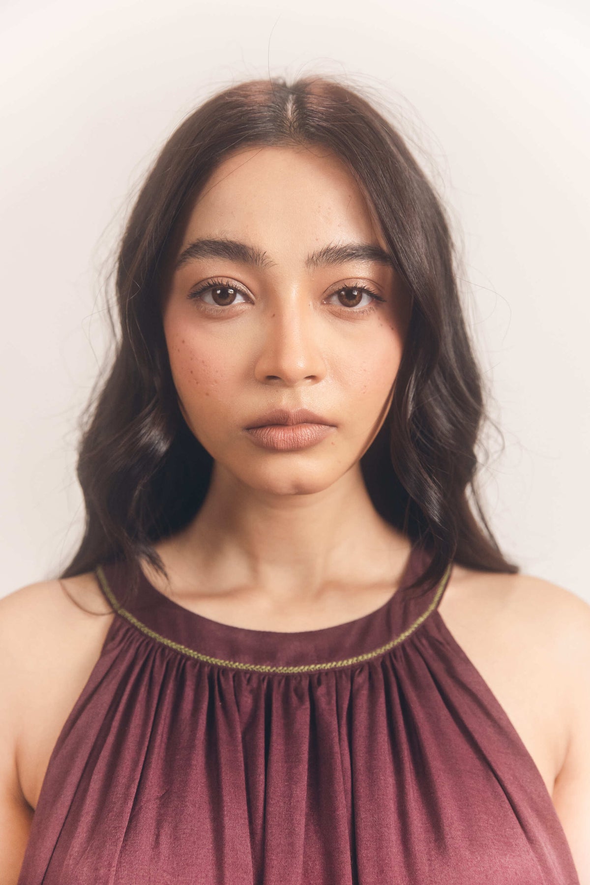 Malaiya dress wine