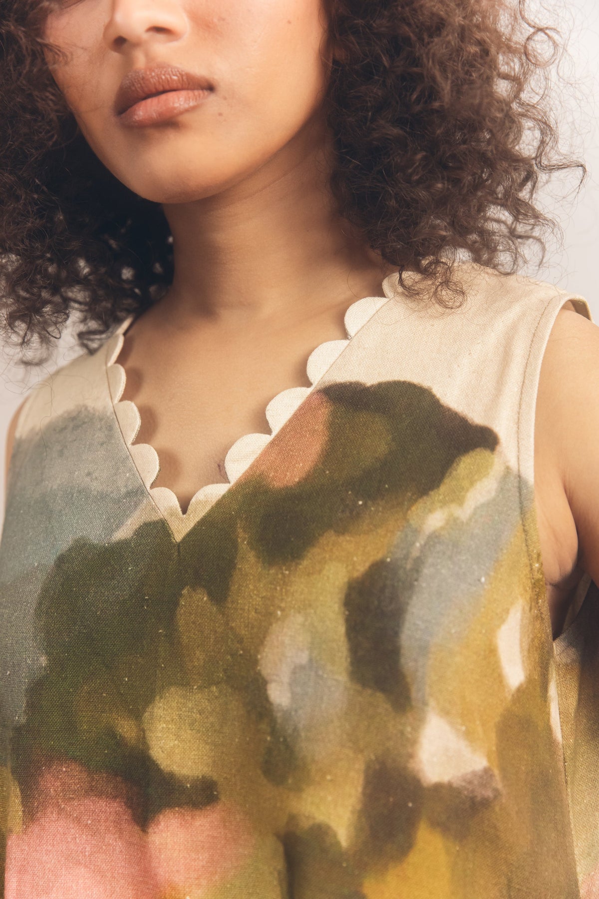 Lea Scallop dress