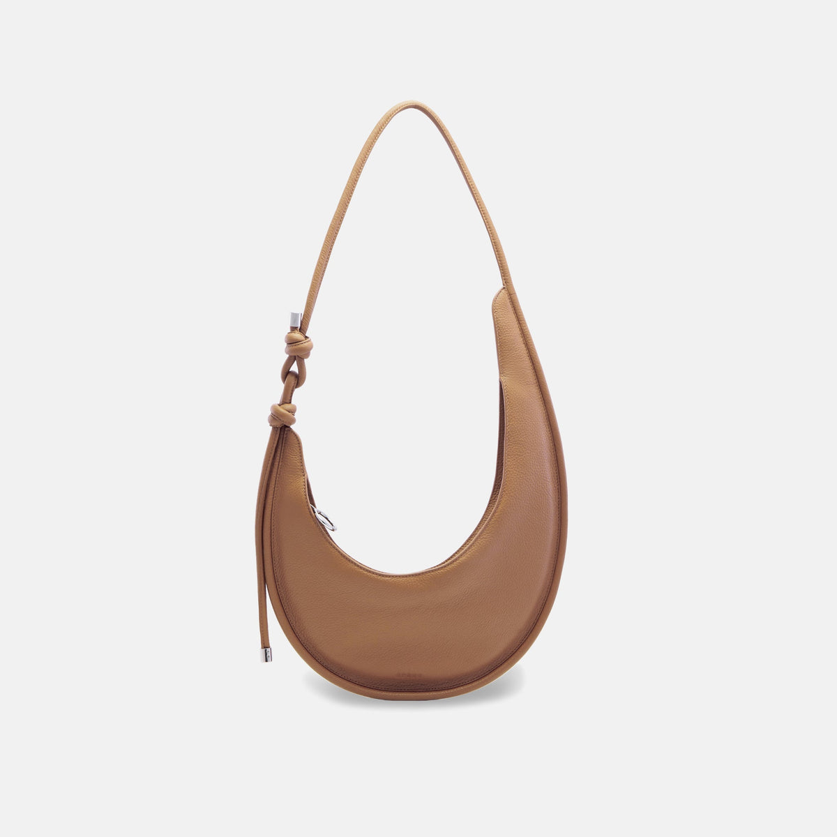 INA CURVE SLING BAG PEBBLE BROWN