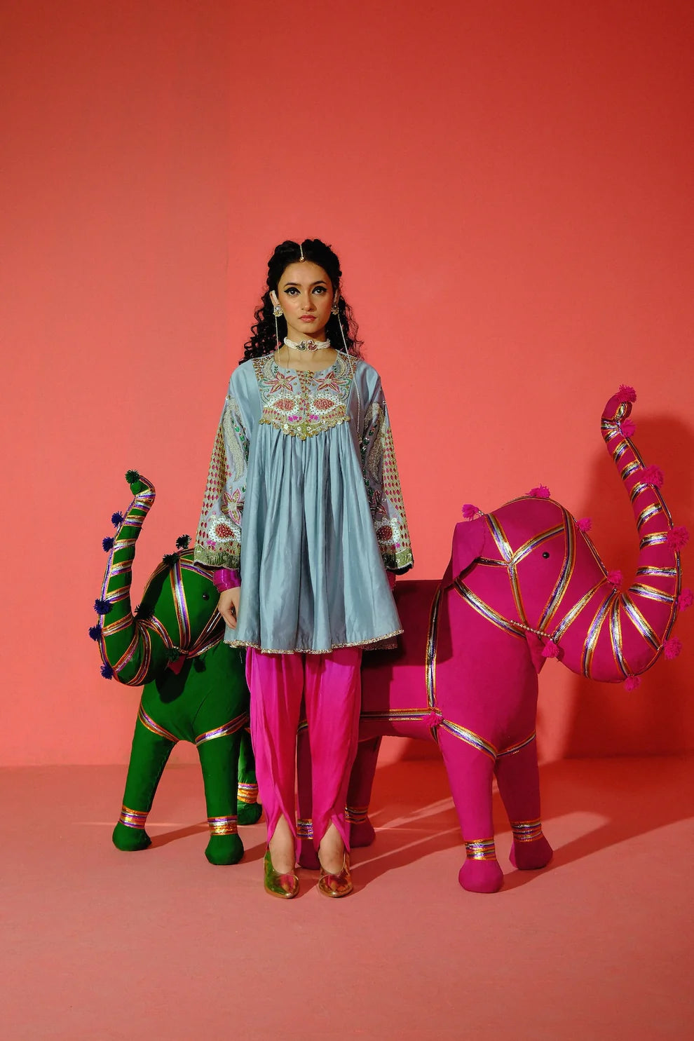 Mogra kurta set