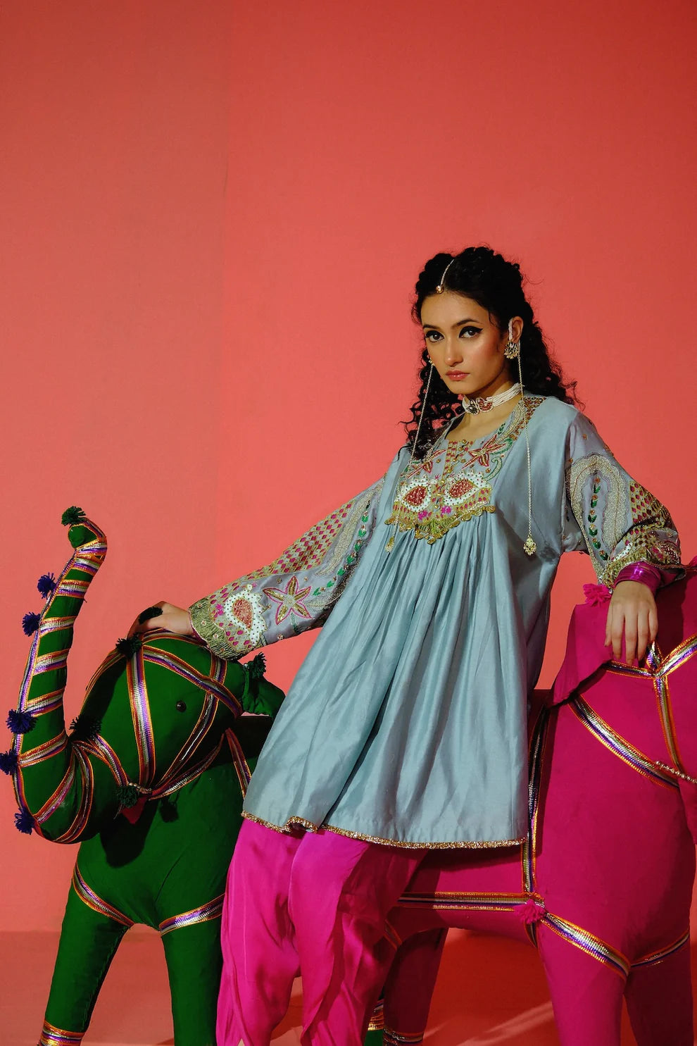 Mogra kurta set