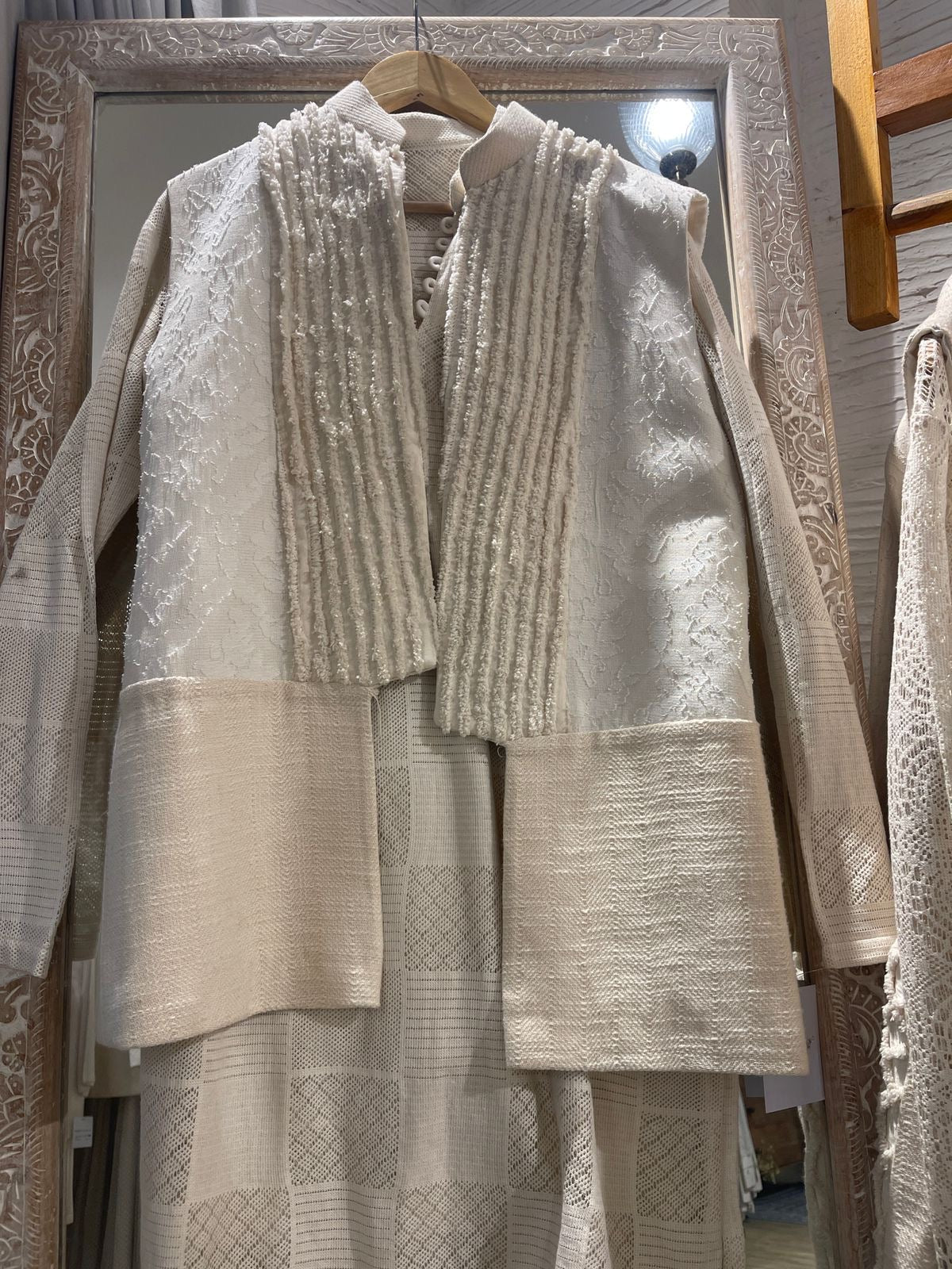 Ivory Half Jacket set