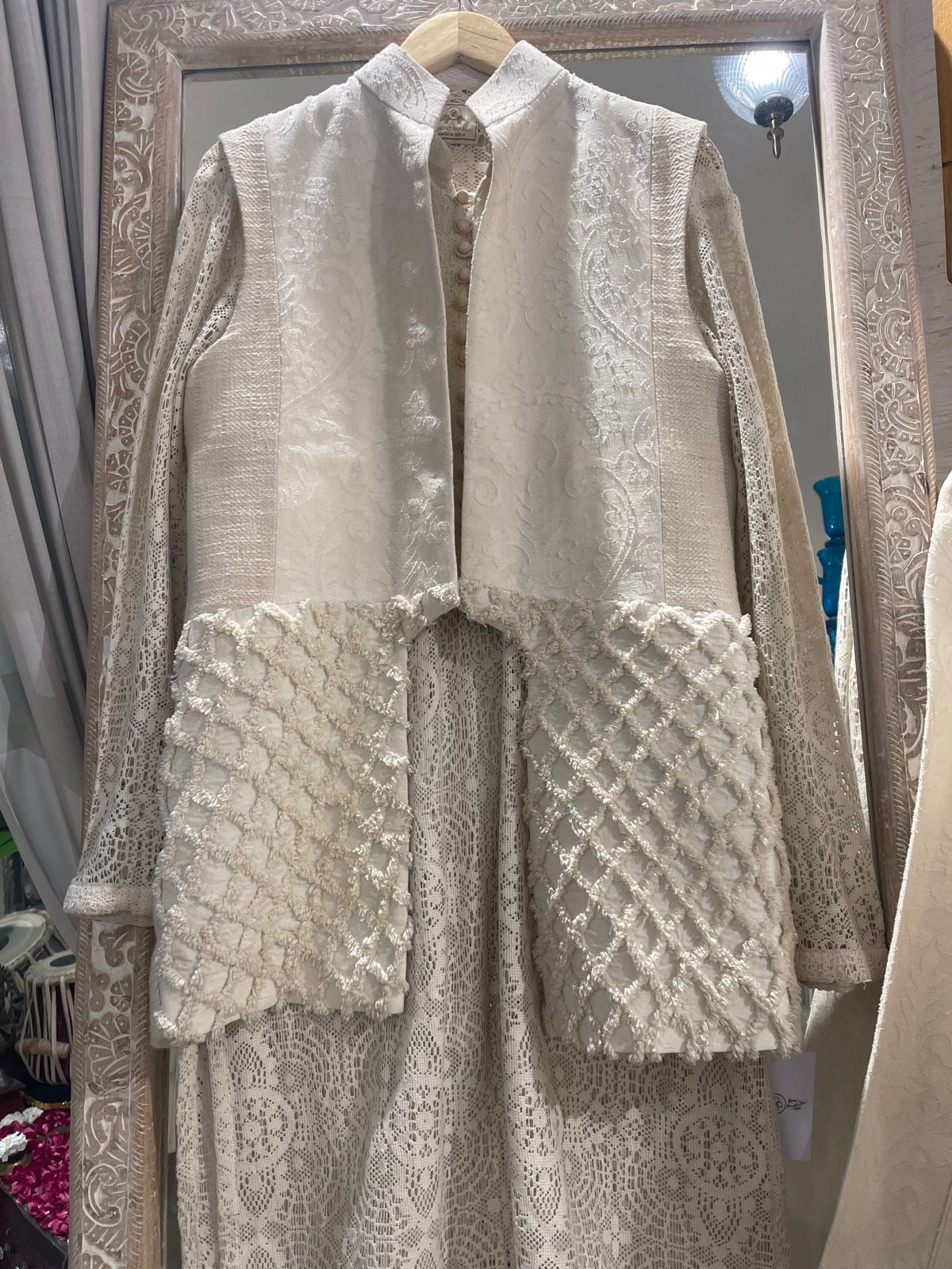 Ivory Half Jacket set