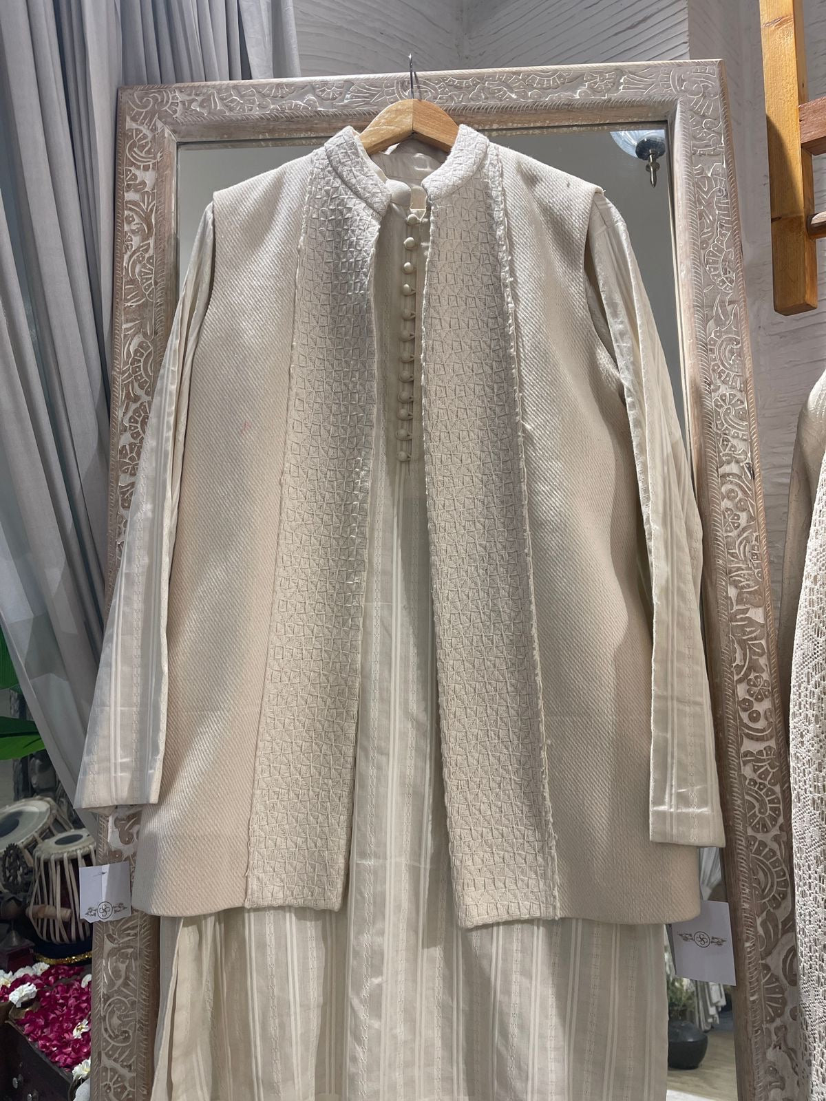 Ivory Half Jacket set