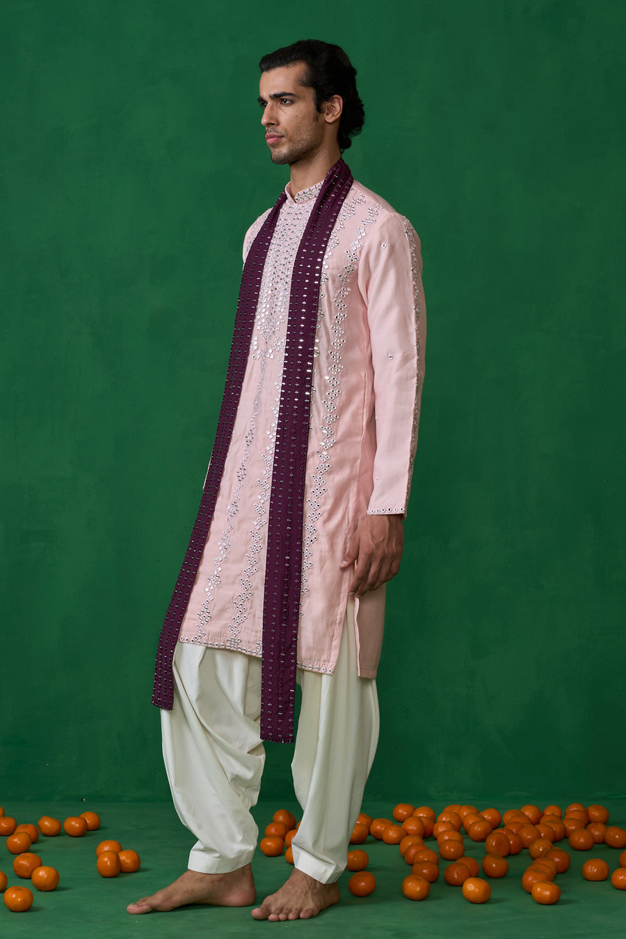 DARPAN PINK KURTA SET