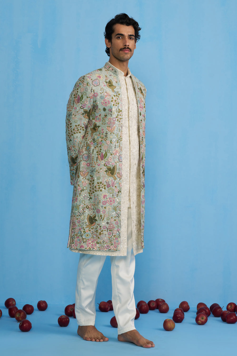 PHOOLPANKH SKY INDOWESTERN SET