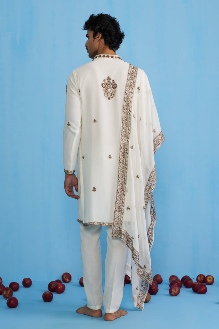 ARABIC IVORY KURTA SET