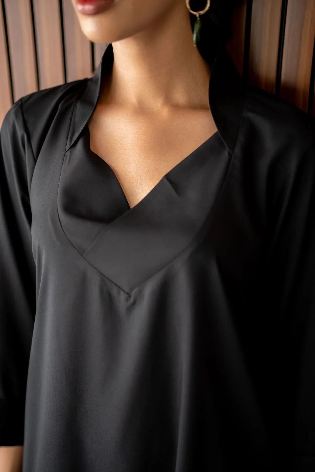 Black Kurta With Pants