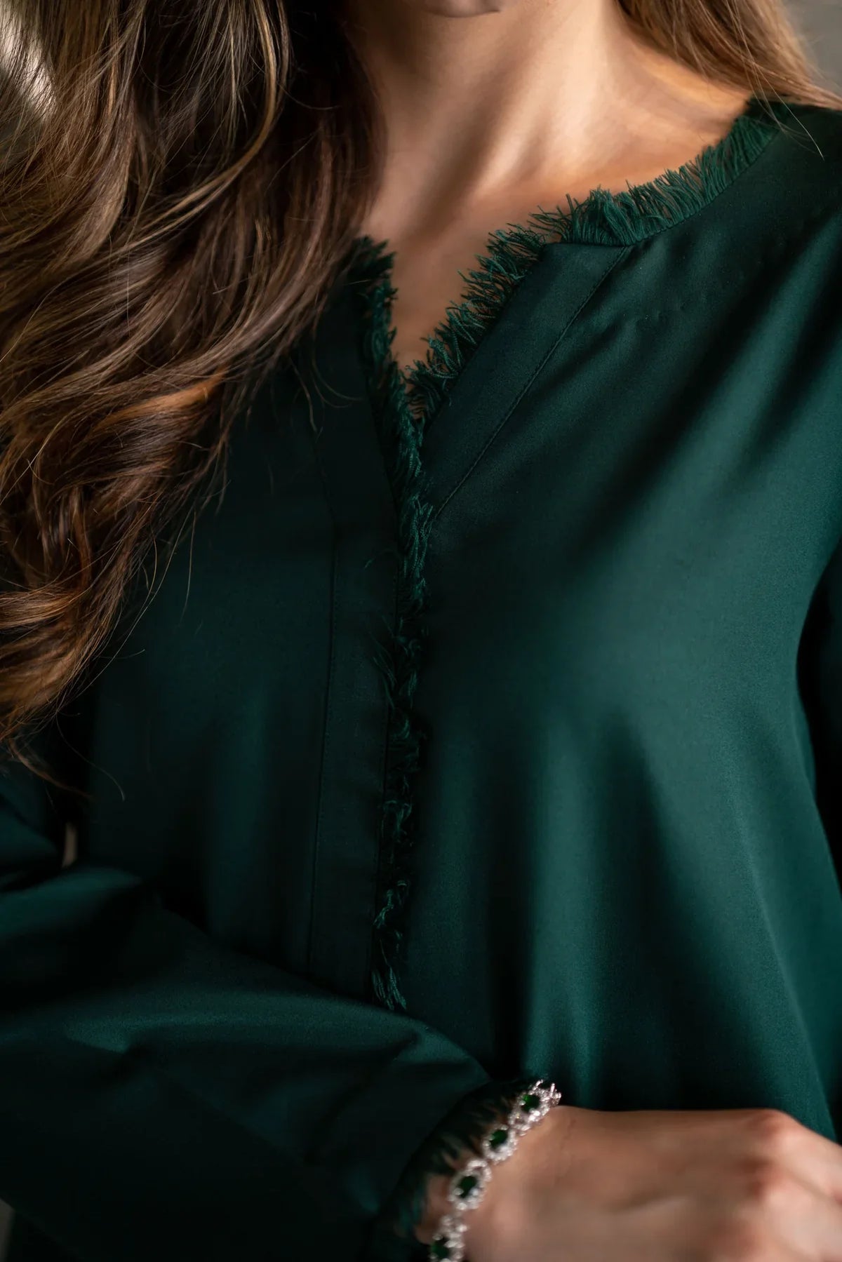 Emrald Green Kurta With Pants