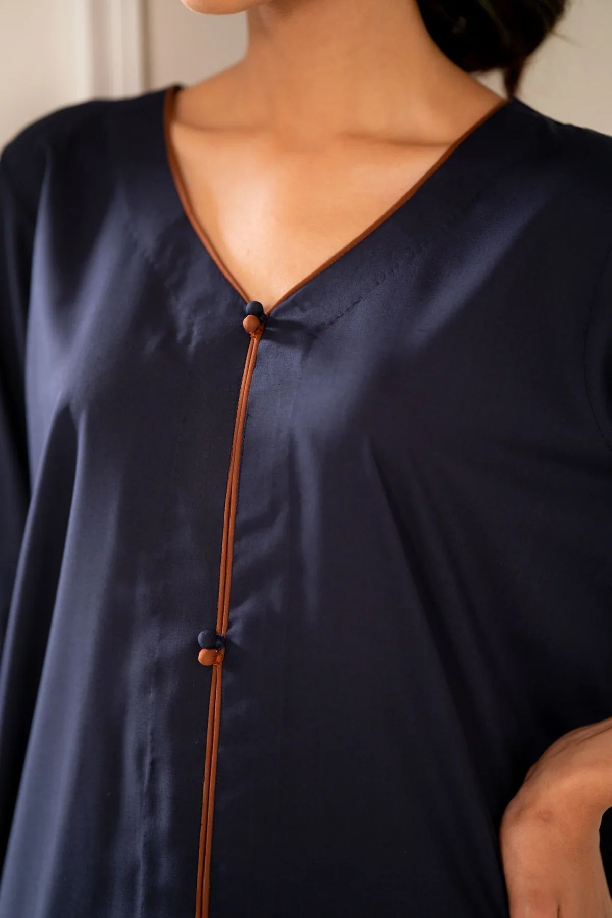 Navy blue Kurta With Pants