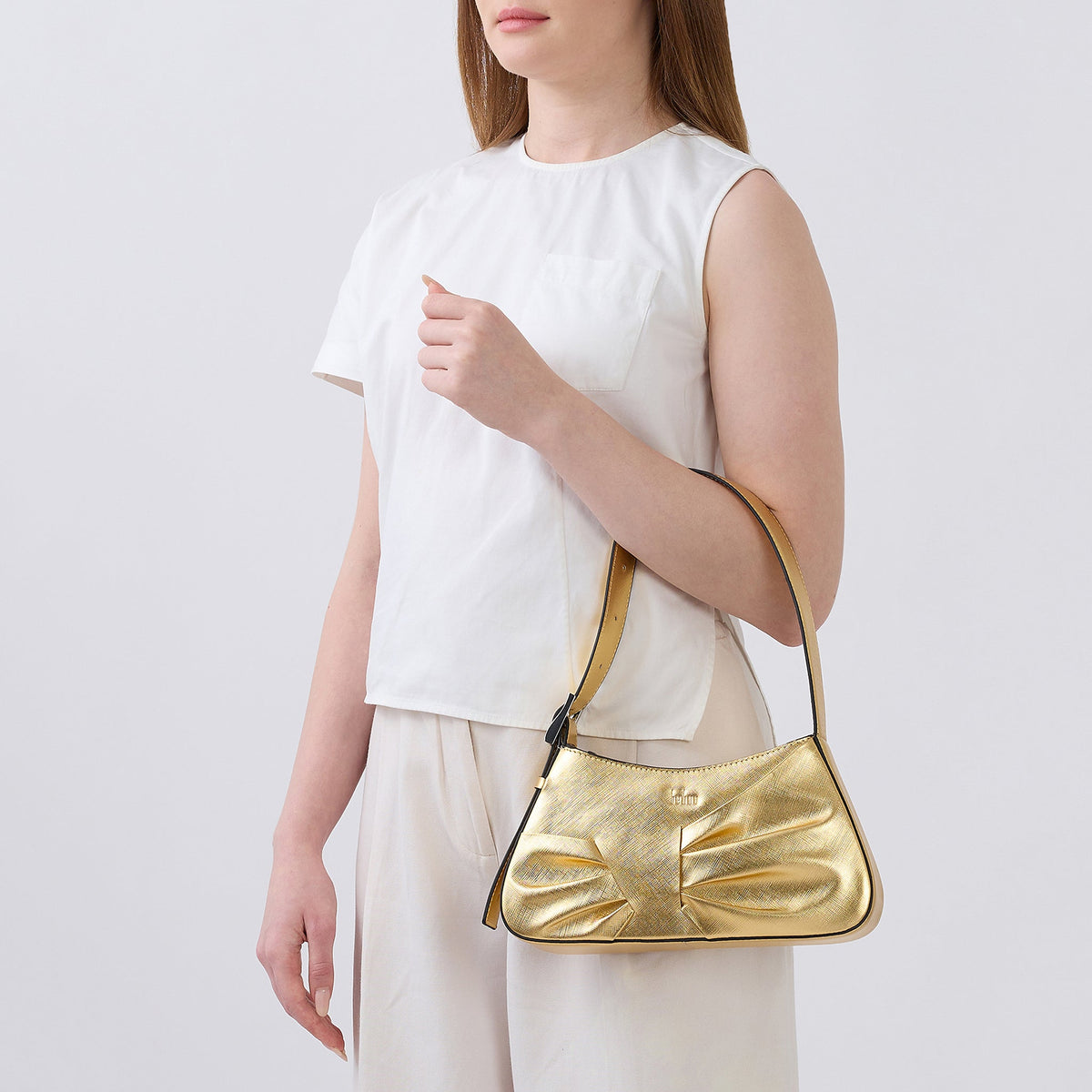 LEENA MINI SHOULDER DRAPED