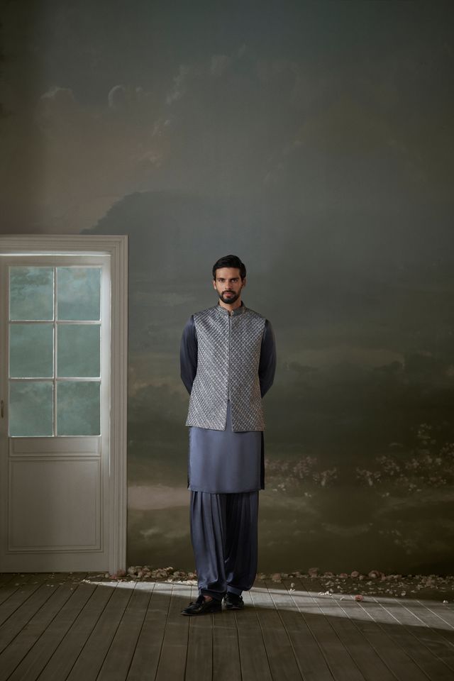 Bundi Jackat Kurta Salwar Set