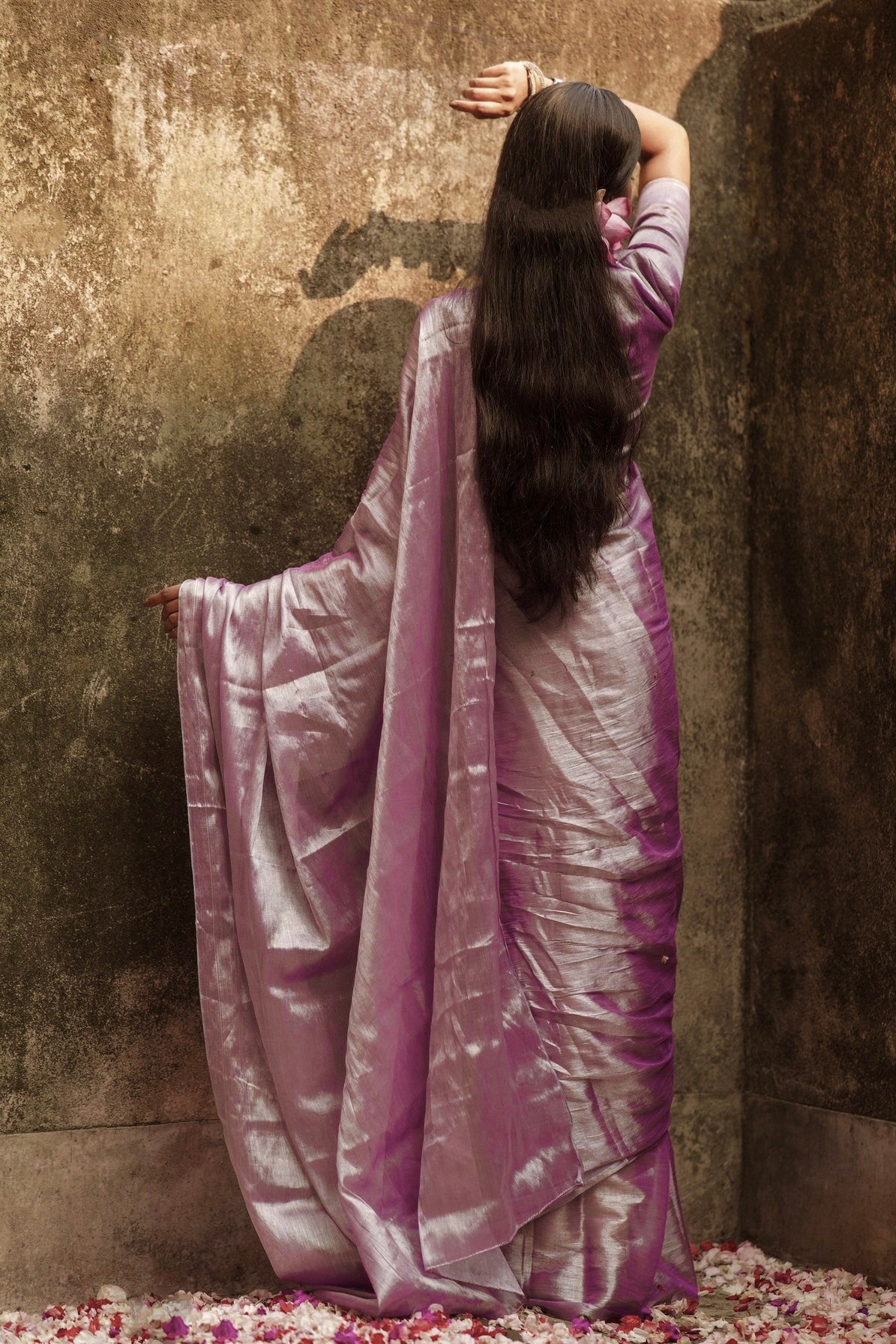 lavender-handwoven-saree lavender-color-tissue-saree Lavender Shine I Lavender Handloom Tissue Saree Lavender Shine I Lavender Handloom Tissue Saree